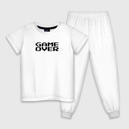 Детская пижама Конец игры / Белый – фото 1