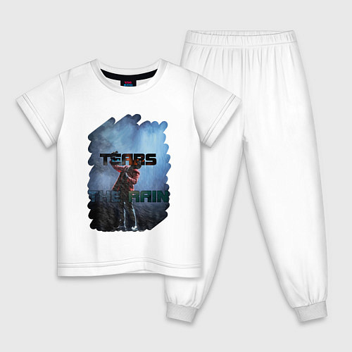 Детская пижама Tears in the rain / Белый – фото 1