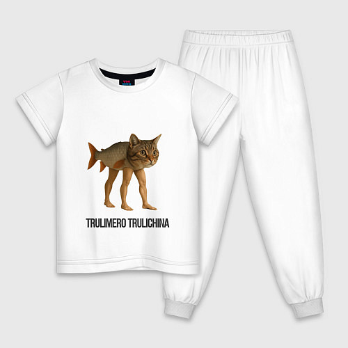 Детская пижама Trulimero Trulichina / Белый – фото 1