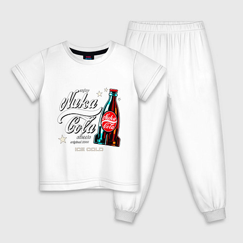 Детская пижама Nuka cola - Fallout / Белый – фото 1