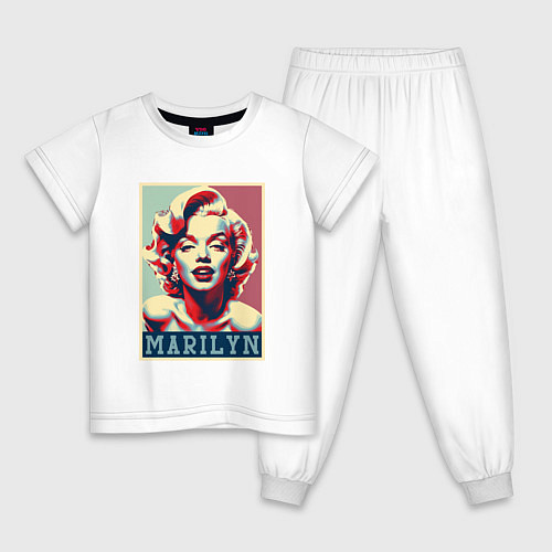 Детская пижама Marilyn / Белый – фото 1