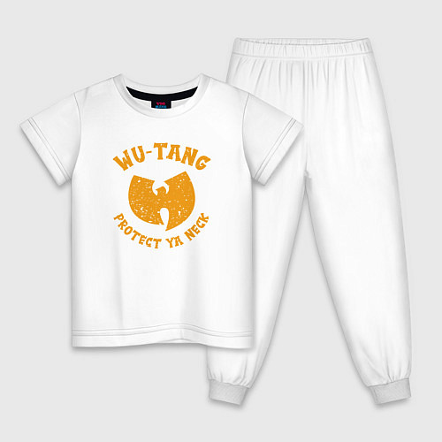 Детская пижама Wu-Tang protect ya neck / Белый – фото 1