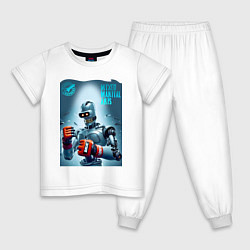 Детская пижама Bender bending robot - mixed martial artist