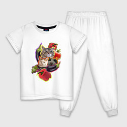 Детская пижама Кото-салат - мем с котами