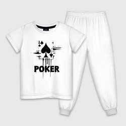 Детская пижама Покер туз пик