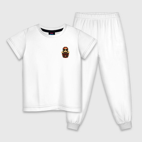 Детская пижама Slavyanka / Белый – фото 1