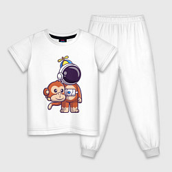 Детская пижама Космонавт в костюме обезьяны