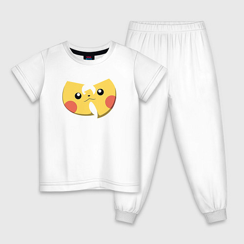 Детская пижама Wu-tang Pikachu / Белый – фото 1