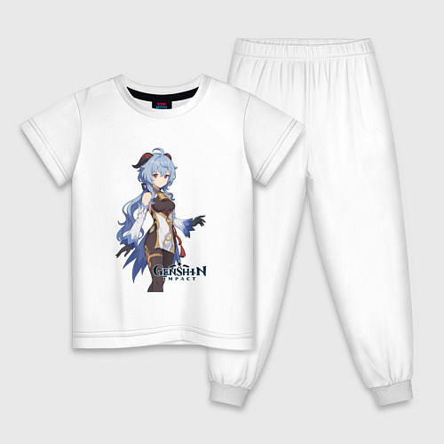 Детская пижама Гань Юй Genshin Impact / Белый – фото 1