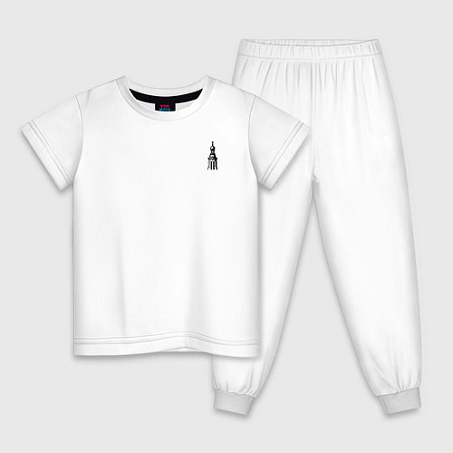 Детская пижама Купола / Белый – фото 1