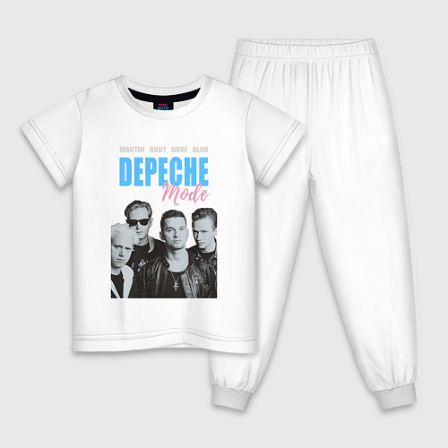 Детская пижама Depeche Mode Violator portrait / Белый – фото 1