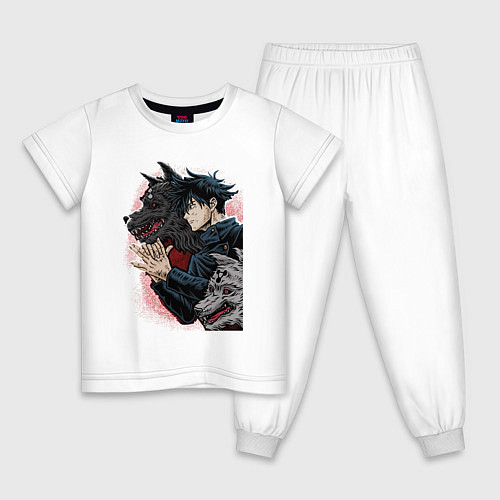 Детская пижама Фушигуро Мегуми / Белый – фото 1