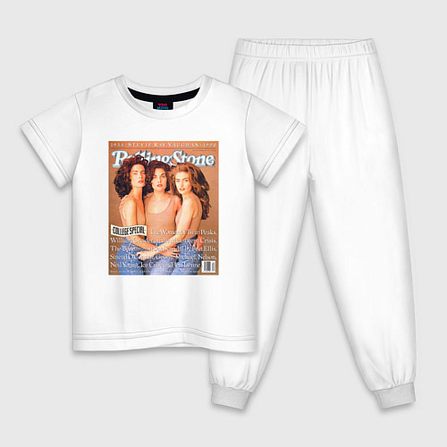 Детская пижама Rolling Stone: Twin Peaks / Белый – фото 1
