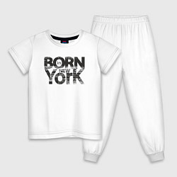 Детская пижама Рождён в Нью-Йорке