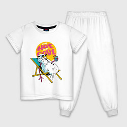 Детская пижама Тающий снеговик