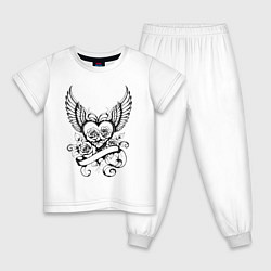 Детская пижама Крылья любви