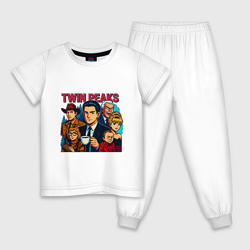 Детская пижама Twin Peaks Multi / Белый – фото 1