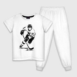 Детская пижама Аниме хоккеист в атаке