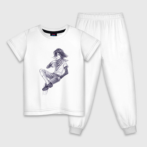 Детская пижама Данганронпа V3 - Кокичи Ома / Белый – фото 1
