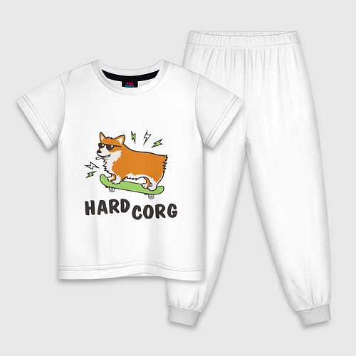 Детская пижама Hardcorg / Белый – фото 1