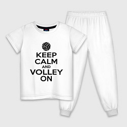 Детская пижама Keep Calm & Volley On