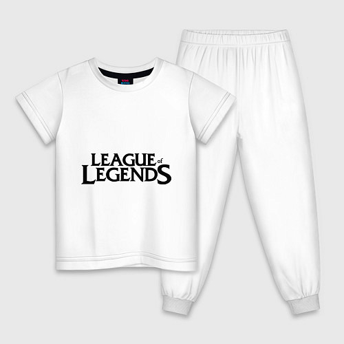 Детская пижама League of legends / Белый – фото 1