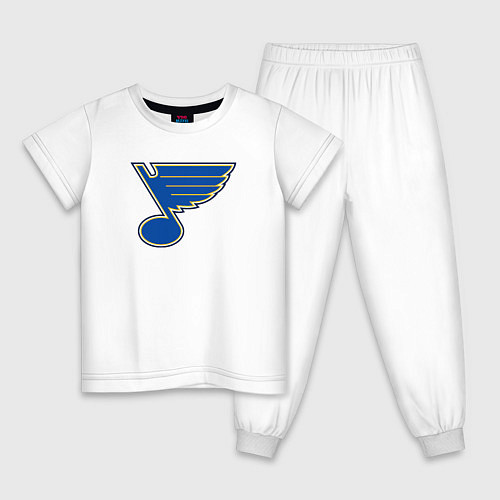 Детская пижама St Louis Blues / Белый – фото 1