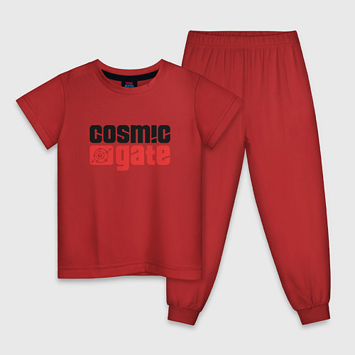 Детская пижама Cosmic Gate / Красный – фото 1