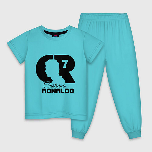 Детская пижама CR Ronaldo 07 / Бирюзовый – фото 1