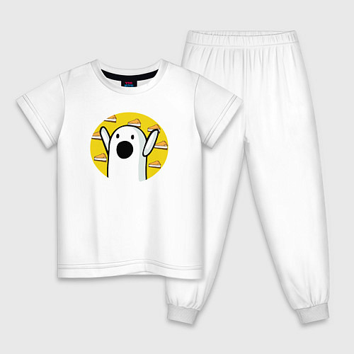 Детская пижама Ничоси / Белый – фото 1