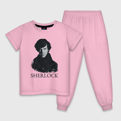 Детская пижама Sherlock Art / Светло-розовый – фото 1