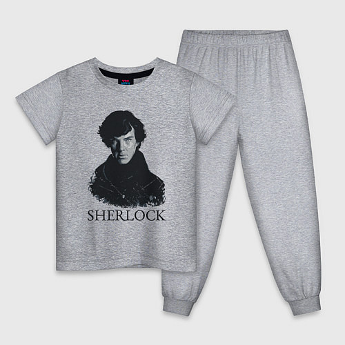 Детская пижама Sherlock Art / Меланж – фото 1