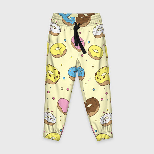 Детские брюки Сладкие пончики / 3D-принт – фото 1