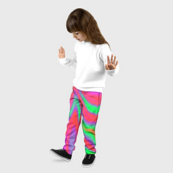 Брюки детские Глянцевые краски, цвет: 3D-принт — фото 2
