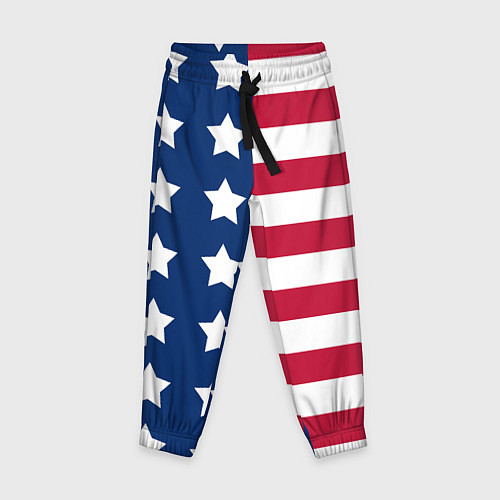 Детские брюки USA Flag / 3D-принт – фото 1