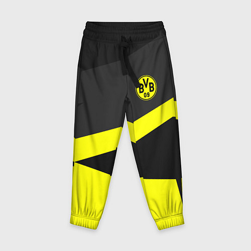 Детские брюки FC Borussia: Sport Geometry / 3D-принт – фото 1