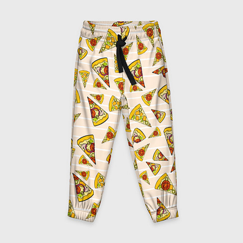 Детские брюки Pizza Love / 3D-принт – фото 1