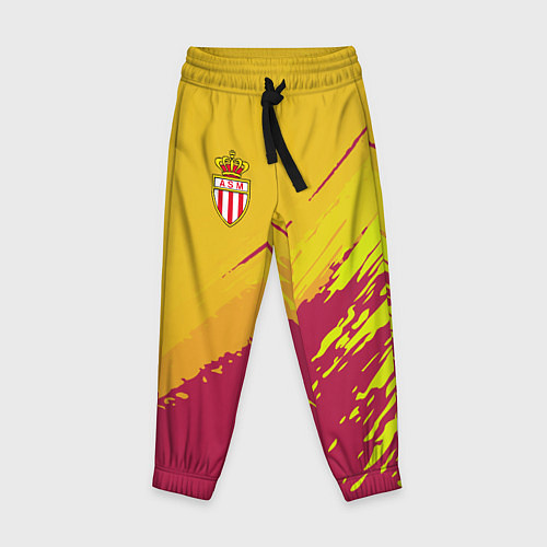 Детские брюки FC Monaco: Yellow 2018 / 3D-принт – фото 1