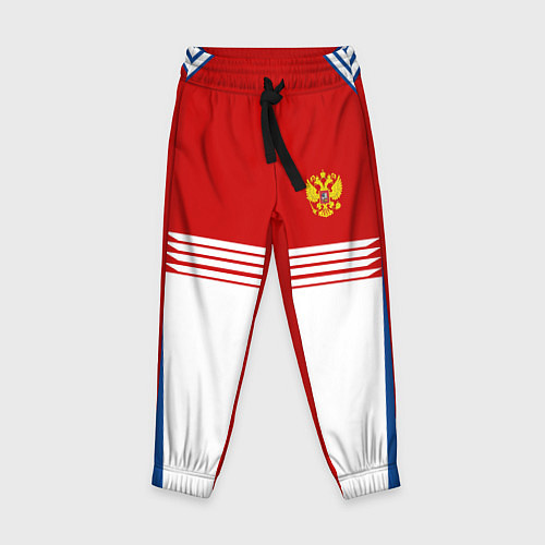 Детские брюки Russia: Retro Sport / 3D-принт – фото 1