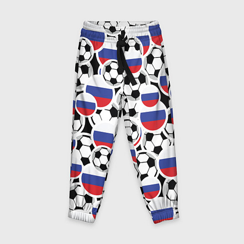 Детские брюки Россия: футбольный фанат / 3D-принт – фото 1