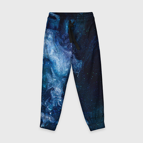 Детские брюки Синий космос / 3D-принт – фото 1