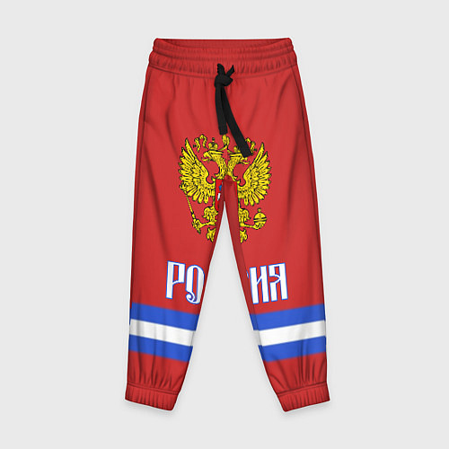 Детские брюки Хоккей: Россия / 3D-принт – фото 1