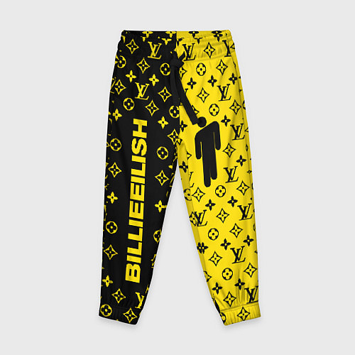 Детские брюки BILLIE EILISH x LV Yellow / 3D-принт – фото 1
