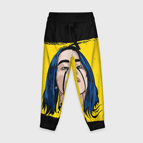 Детские брюки Billie Eilish / 3D-принт – фото 1