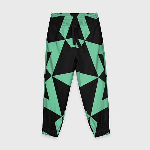 Детские брюки Abstract zigzag pattern / 3D-принт – фото 1