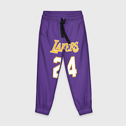 Брюки детские Los Angeles Lakers Kobe Brya, цвет: 3D-принт