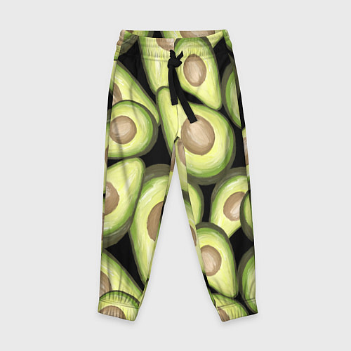 Детские брюки Avocado background / 3D-принт – фото 1
