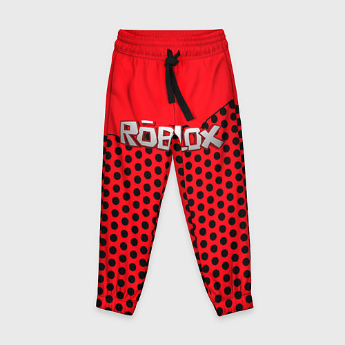 Детские брюки Roblox Red / 3D-принт – фото 1