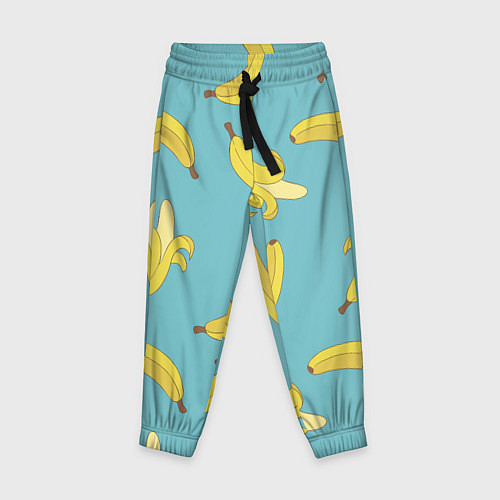 Детские брюки Банановый дождь / 3D-принт – фото 1
