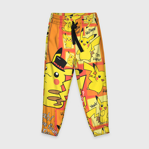 Детские брюки Pikachu / 3D-принт – фото 1